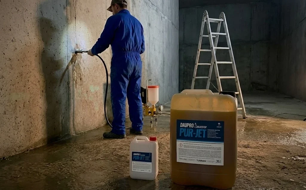 Halting Active Water Leaks in Concrete- Pressure Injection and Crystalline Solutions-bg