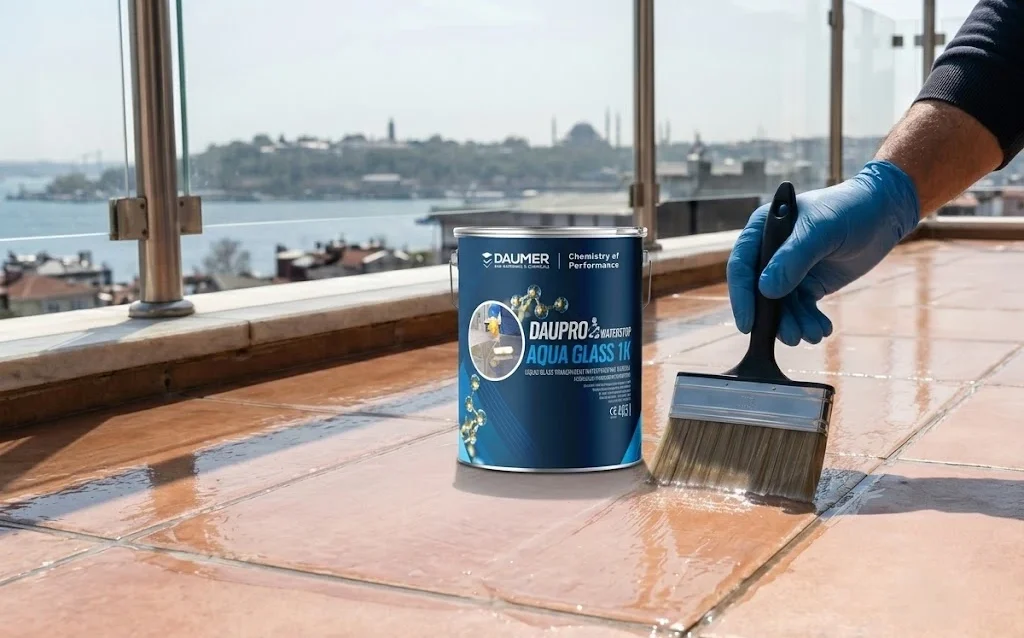 Tile Waterproofing Without Demolition- Liquid Glass and Hybrid MS Polymers-bg